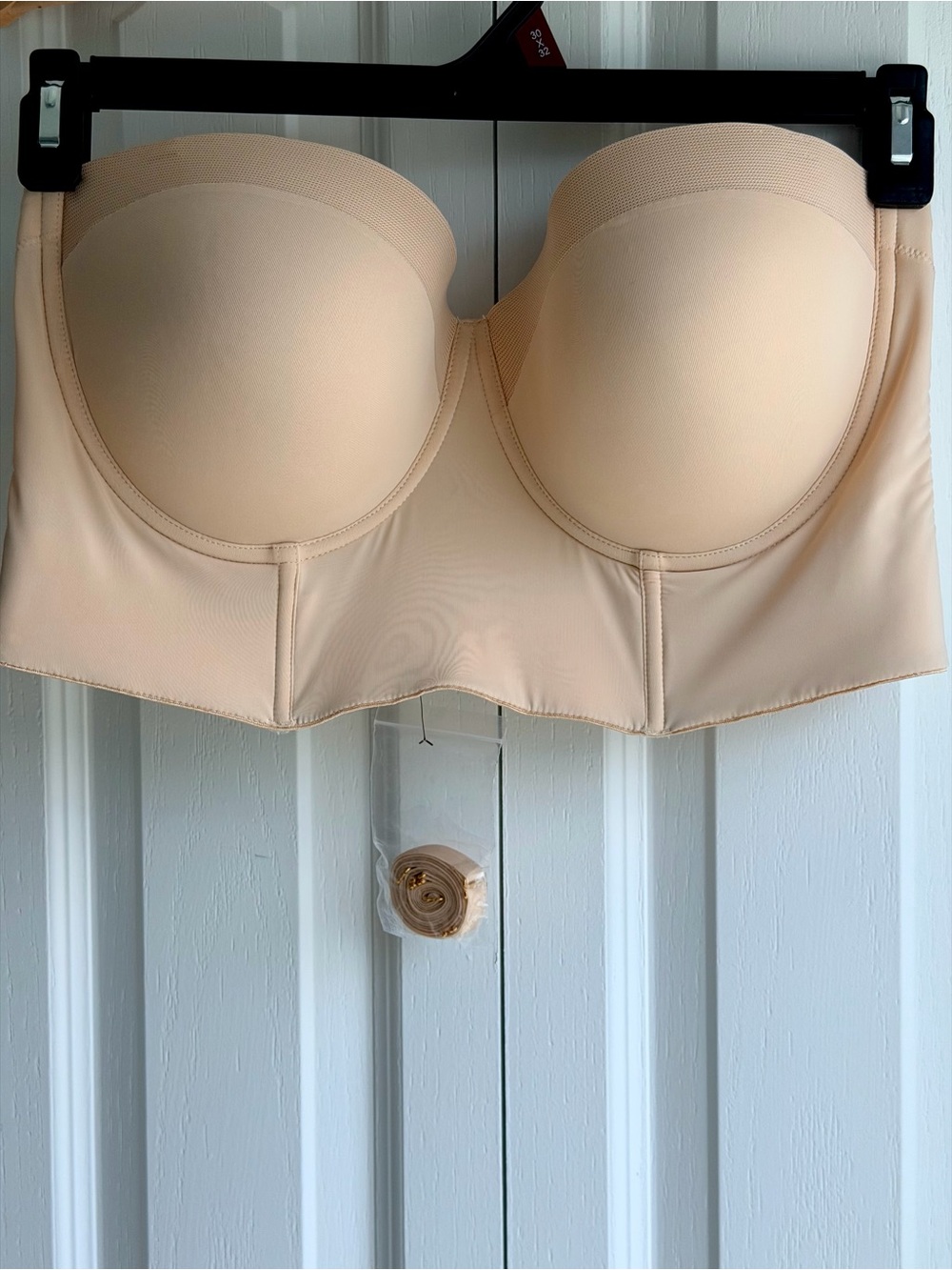 Lively Strapless Longline Bustier Bra in Nude